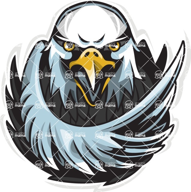 Vector Mascot Collection - Eagle Sport Mascot Illustration